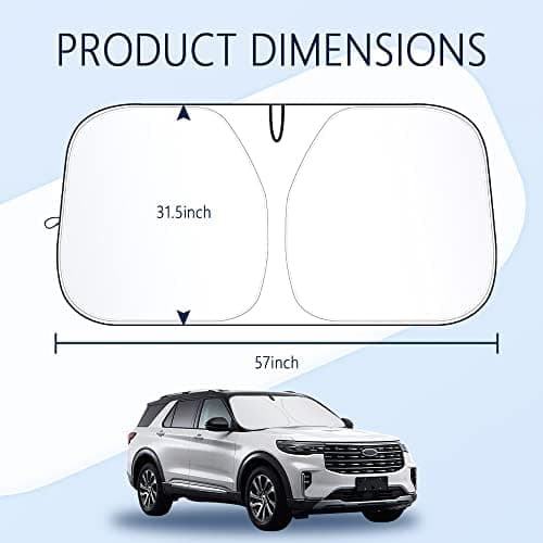 240T Thickened Automotive Glass Sunshade with Storage Bag