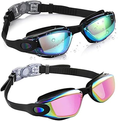 Aegend Kids Swim Goggles, Pack of 2 Swimming Goggles