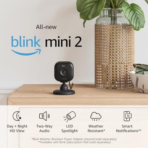 All-new Blink Mini 2 Plug-in Smart Security Camera
