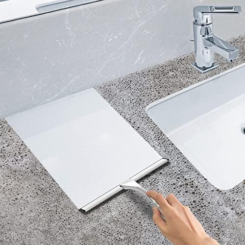 All-Purpose Stainless Steel Shower Squeegee, 10 Inch