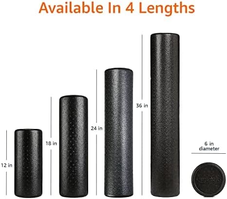 Amazon Basics High-Density Round Foam Roller for Exercise