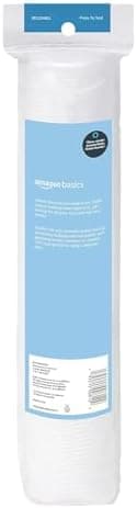 Amazon Basics Hypoallergenic 100% Cotton Rounds, 100 Count