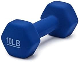 Amazon Basics Neoprene Coated Hexagon Dumbbell Set