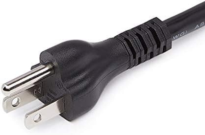 Amazon Basics 10-Foot Power Extension Cord, 13 Amps, 125V, Black