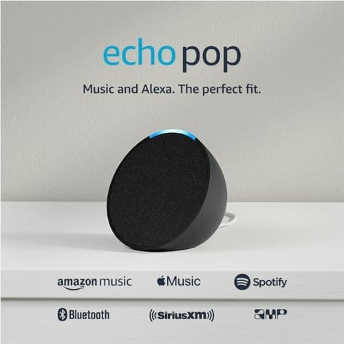Amazon Echo Pop Compact Smart Speaker with Alexa