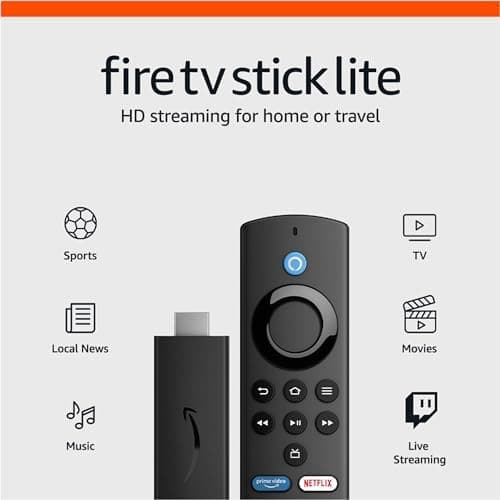 Amazon Fire TV Stick Lite with Alexa Voice Remote Lite