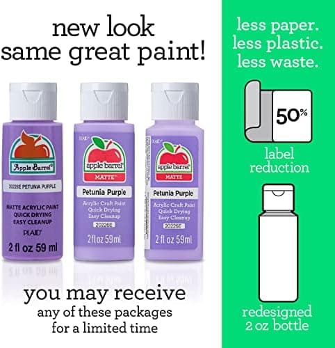 Apple Barrel Acrylic Paint, Bright Red, 2 oz