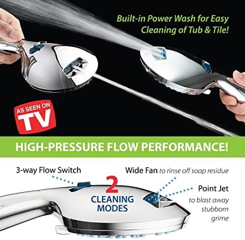 AquaCare High Pressure 8-mode Handheld Shower Head