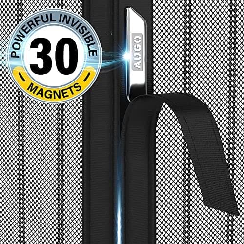 AUGO Magnetic Screen Door - Heavy Duty, Pet Friendly