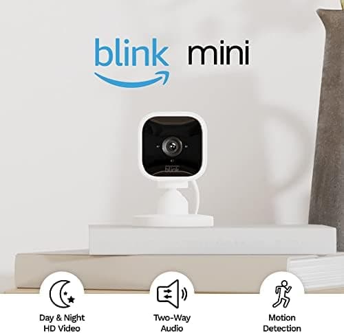 Blink Mini – Compact Indoor Plug-In Smart Security Camera