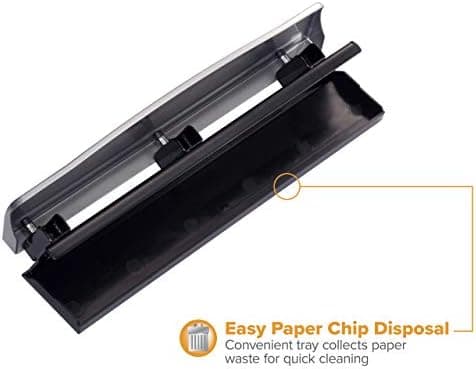 Bostitch Office Premium 3 Hole Punch, 12 Sheet Capacity