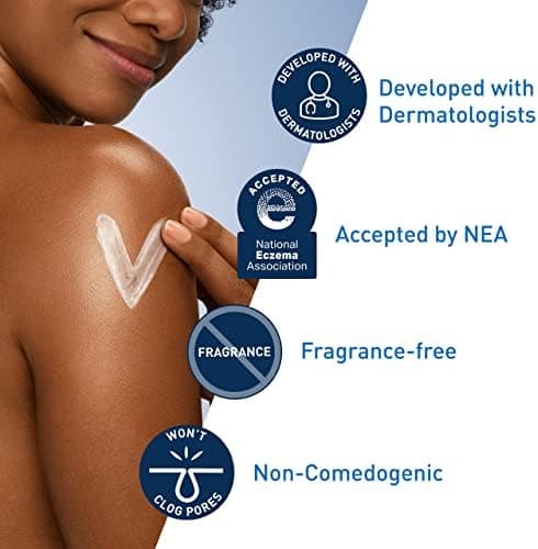 CeraVe Moisturizing Cream | Body and Face Moisturizer for Dry Skin