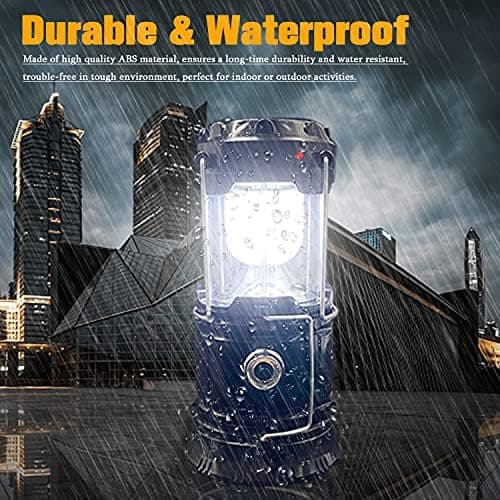 Collapsible Portable LED Camping Lantern XTAUTO 4-Pack