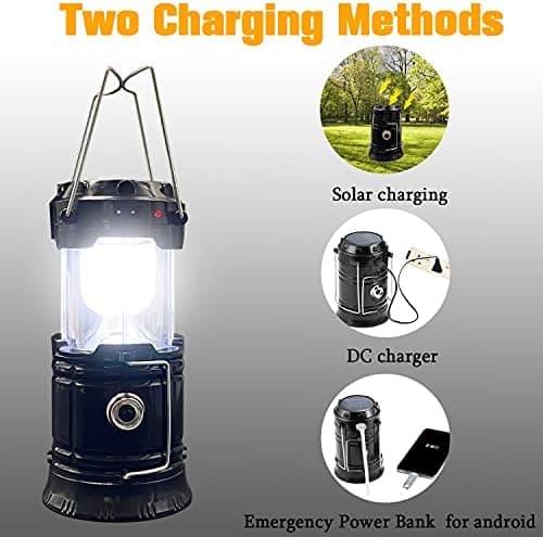 Collapsible Portable LED Camping Lantern XTAUTO 4-Pack