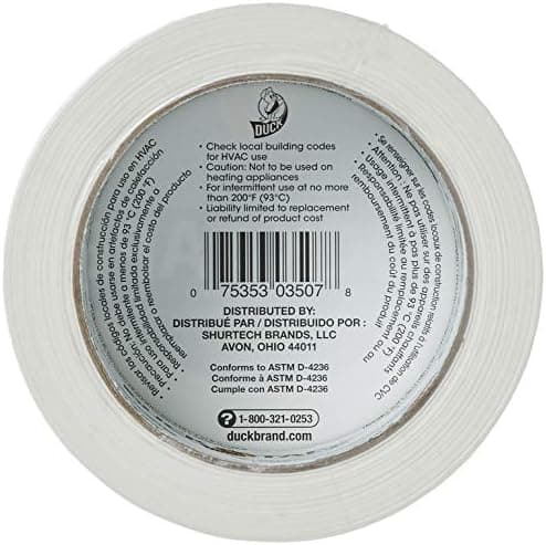 Duck 1265015 1.88" x 20 yd Winking Tape, Single Roll, White