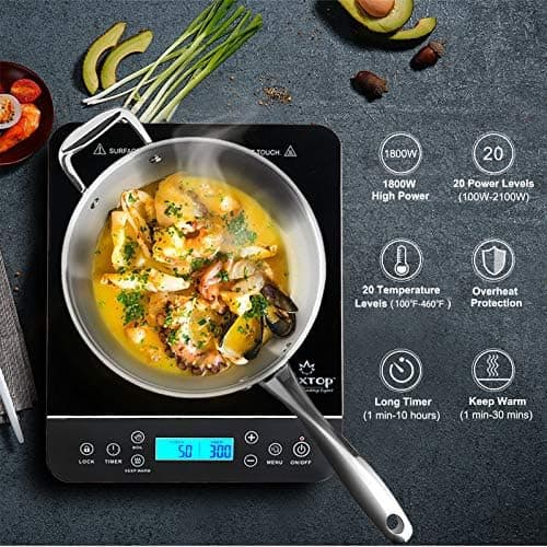Duxtop Portable Induction Cooktop Burner with LCD