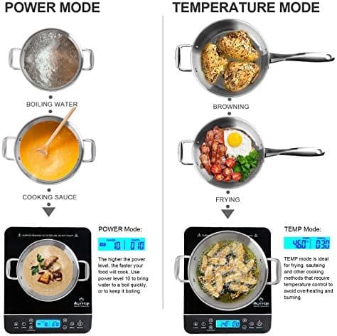 Duxtop Portable Induction Cooktop Burner with LCD