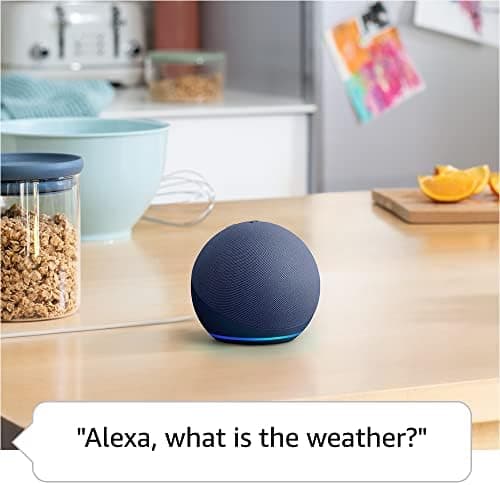 Echo Dot (5th Gen, 2022) | Bigger Sound & Alexa | Charcoal
