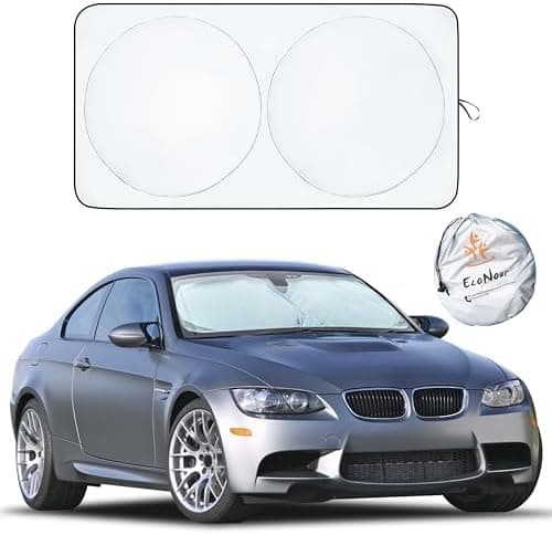 EcoNour Car Windshield Sun Shade - Medium (64x32 inches)