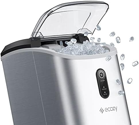 ecozy Nugget Ice Maker Countertop - 33 lbs Daily Output