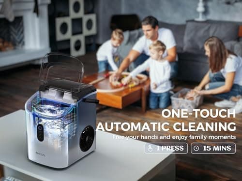 ecozy Nugget Ice Maker Countertop - 33 lbs Daily Output