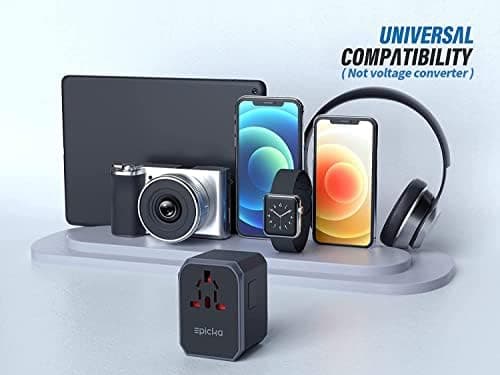 EPICKA Universal Travel Adapter with USB Type-C