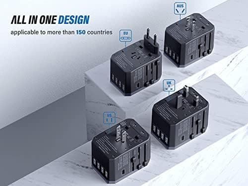 EPICKA Universal Travel Adapter with USB Type-C