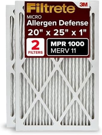 Filtrete 20x25x1 AC Furnace Air Filter, MERV 11, MPR 1000