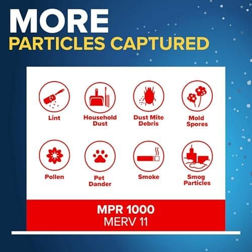 Filtrete 20x25x1 AC Furnace Air Filter, MERV 11, MPR 1000