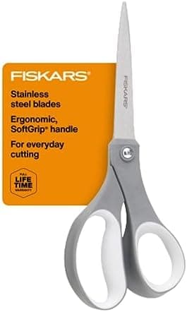 FISKARS All Purpose Scissors - High Performance & Comfort