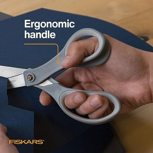 FISKARS All Purpose Scissors - High Performance & Comfort