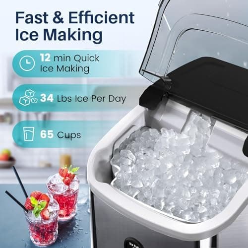 FREE VILLAGE Nugget Ice Maker Countertop