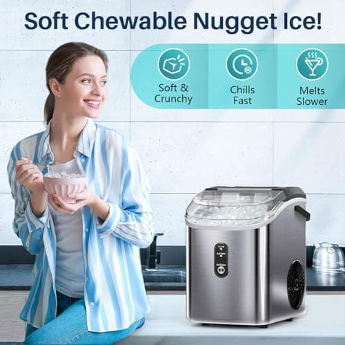 FREE VILLAGE Nugget Ice Maker Countertop