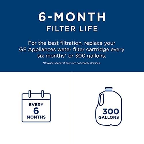 GE® RPWFE™ Refrigerator Water Filter, Genuine Replacement