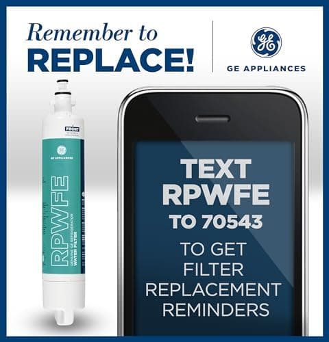 GE® RPWFE™ Refrigerator Water Filter, Genuine Replacement