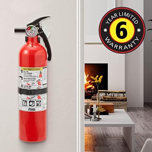 Kidde Fire Extinguisher for Home, 1-A:10-B:C, Red, 2 Pack