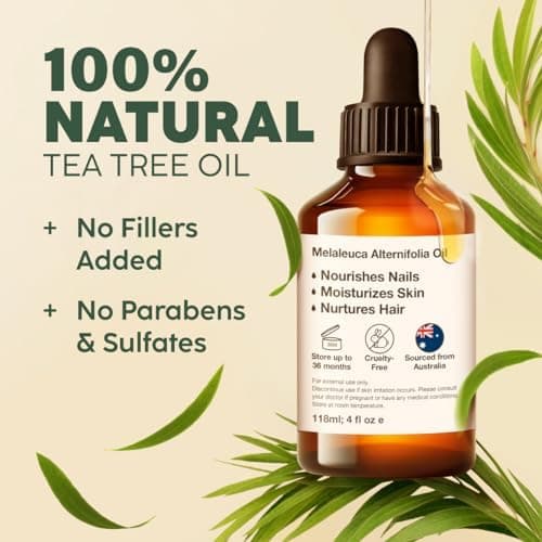 Kukka Tea Tree Oil for Skin, Fuller Hair & Healthy Toenails