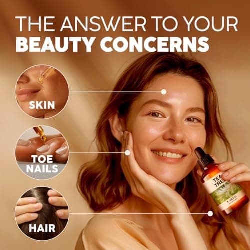 Kukka Tea Tree Oil for Skin, Fuller Hair & Healthy Toenails