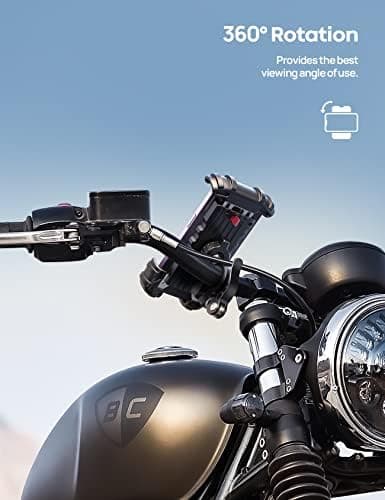 Lamicall Bike Phone Holder, Motorcycle Phone Mount