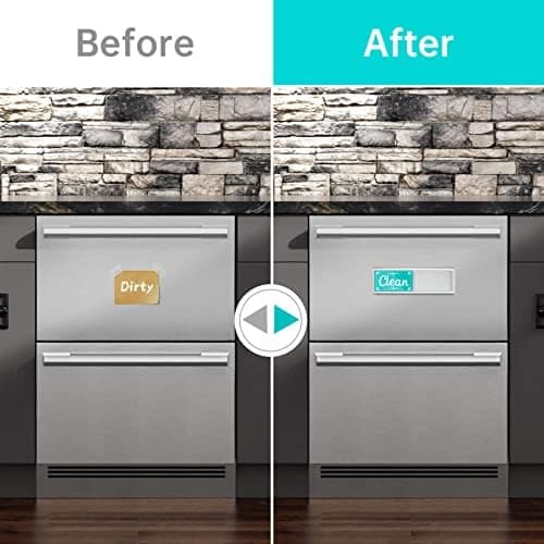Magnetic Clean/Dirty Dishwasher Sign for Kitchen Organization