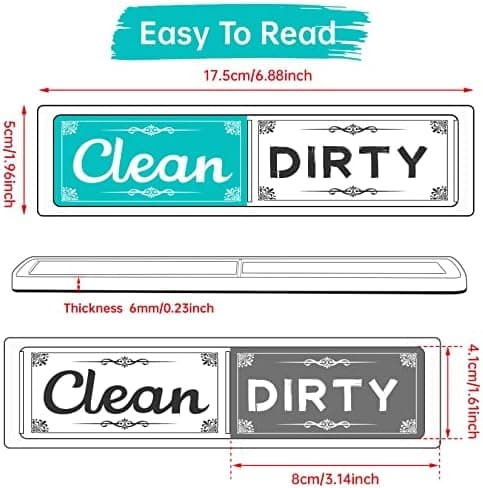 Magnetic Clean/Dirty Dishwasher Sign for Kitchen Organization