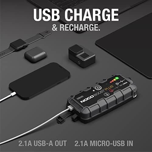 NOCO Boost Plus GB40 1000A UltraSafe Car Battery Jump Starter