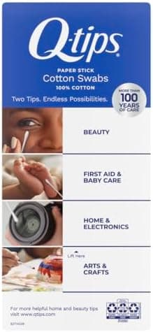 Q-tips Cotton Swabs for Hygiene and Beauty Care, 625 Count