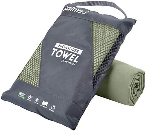 Rainleaf Microfiber Towel for Travel, Gym, and Camping