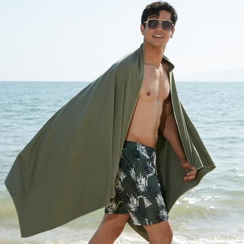 Rainleaf Microfiber Towel for Travel, Gym, and Camping