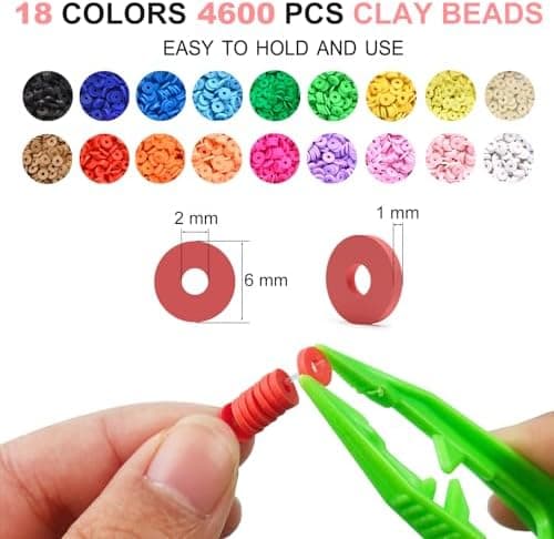 Redtwo 5100 Clay Beads Bracelet Making Kit - Gift for Teen Girls