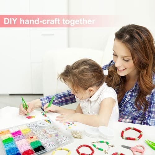 Redtwo 5100 Clay Beads Bracelet Making Kit - Gift for Teen Girls