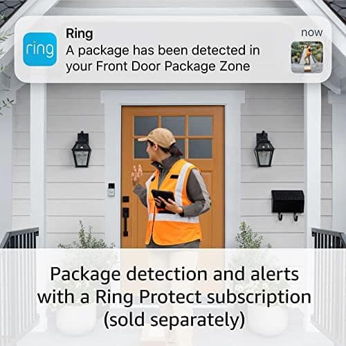 Ring Battery Doorbell Plus | Head-to-Toe HD+ Video