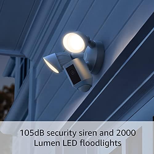 Ring Floodlight Cam Wired Plus with Motion-Activated 1080p HD