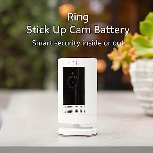 Ring Stick Up Cam Battery | Versatile, Weather-Resistant